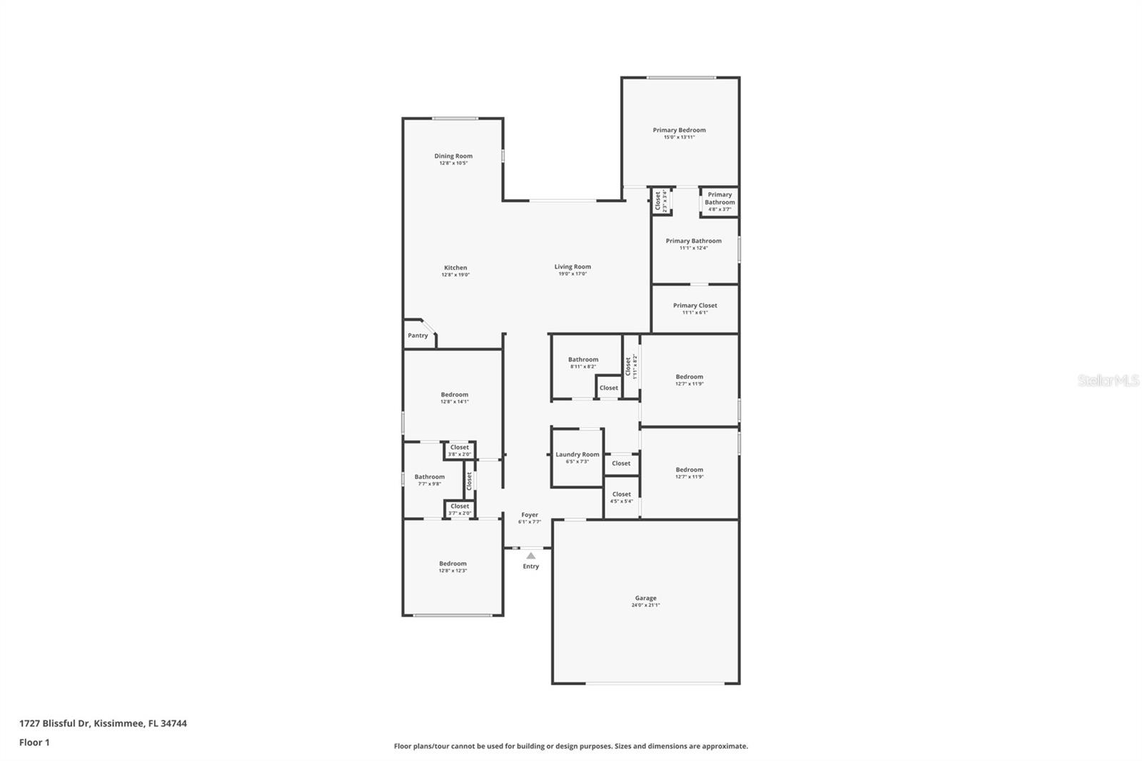 1727 BLISSFUL DR, KISSIMMEE, FL, 34744