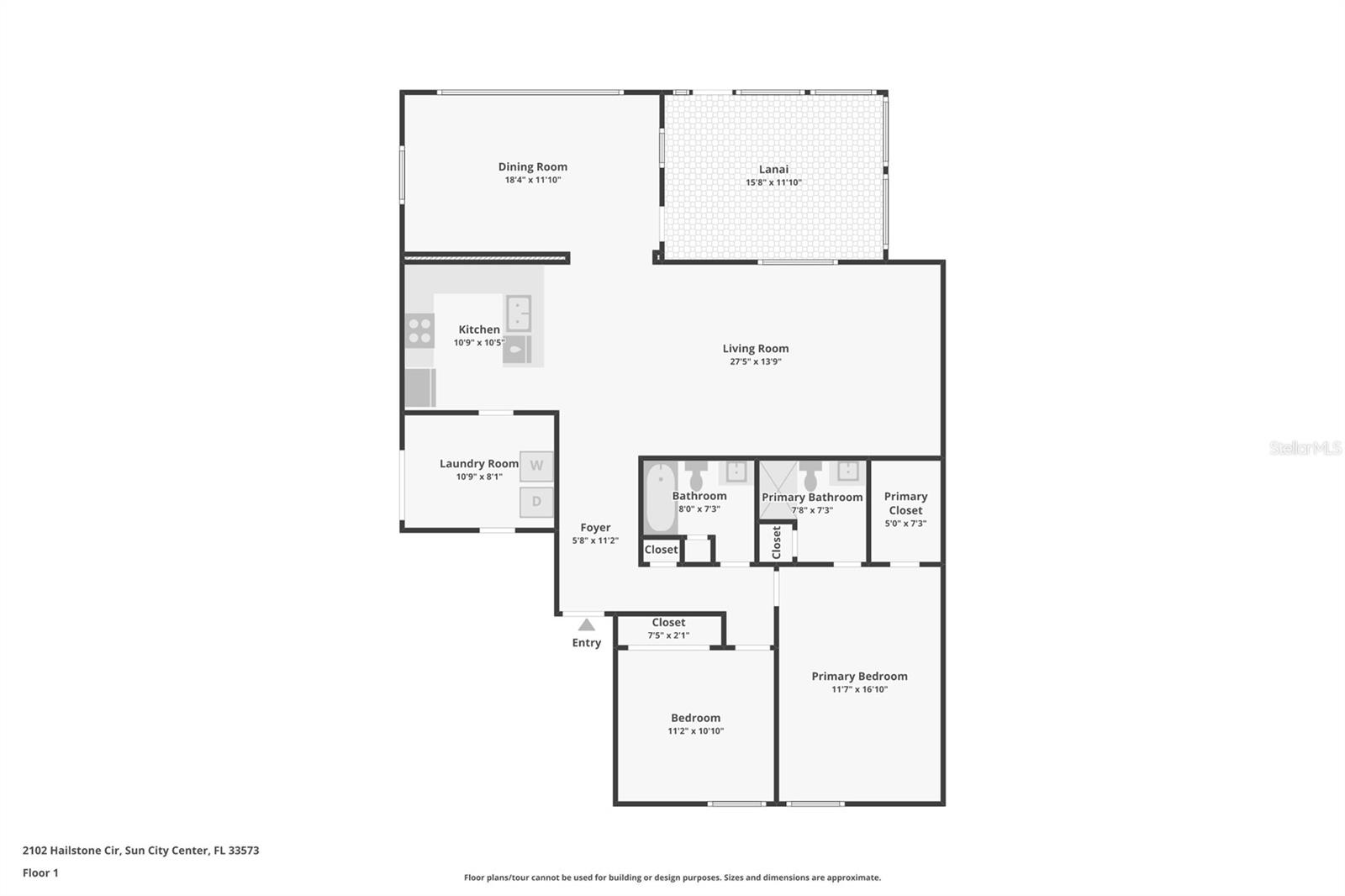 2102 HAILSTONE CIR, SUN CITY CENTER, FL, 33573