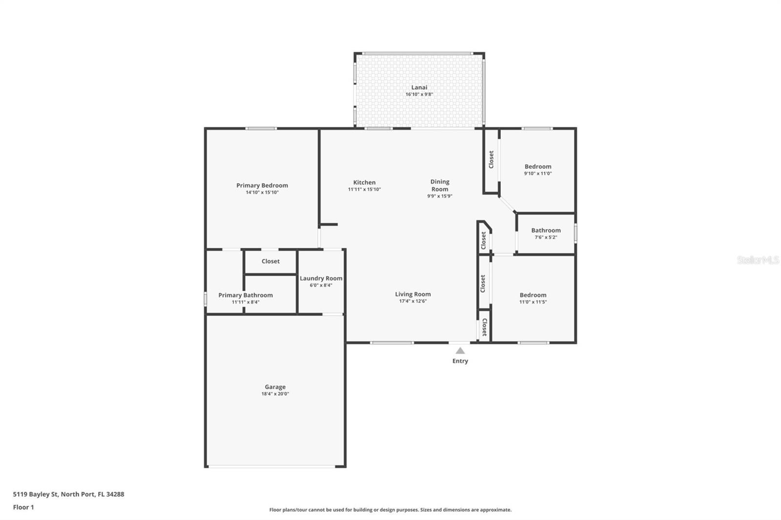 5119 BAYLEY ST, NORTH PORT, FL, 34288