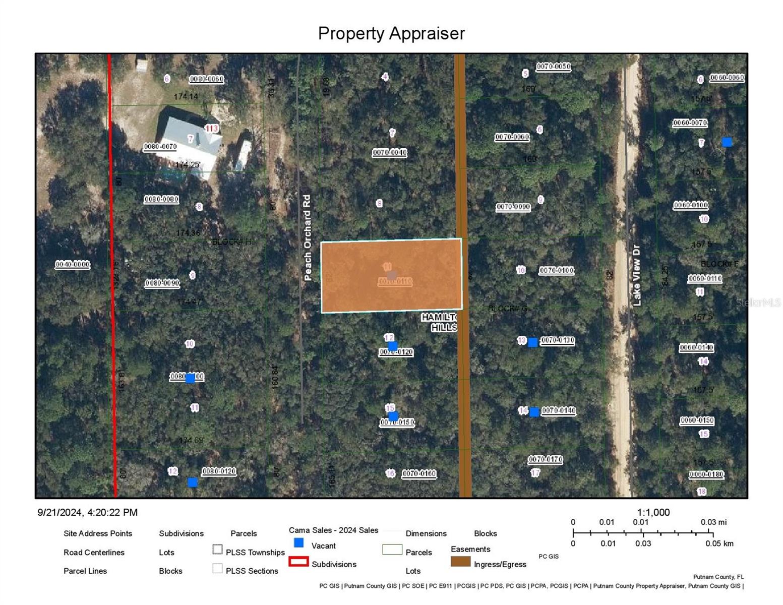 118 PEACH ORCHARD RD, POMONA PARK, FL, 32181