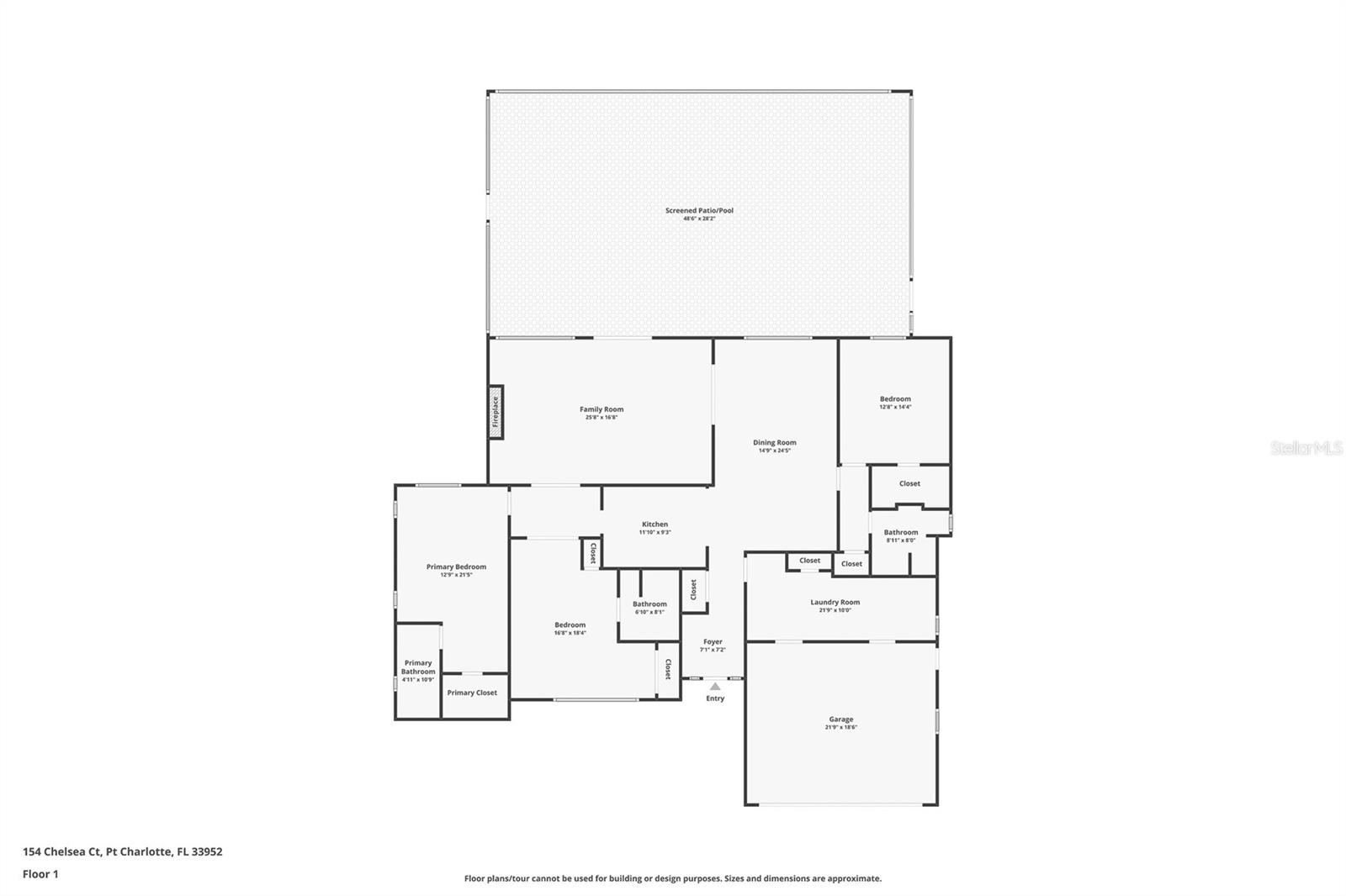 154 CHELSEA CT NW, PORT CHARLOTTE, FL, 33952
