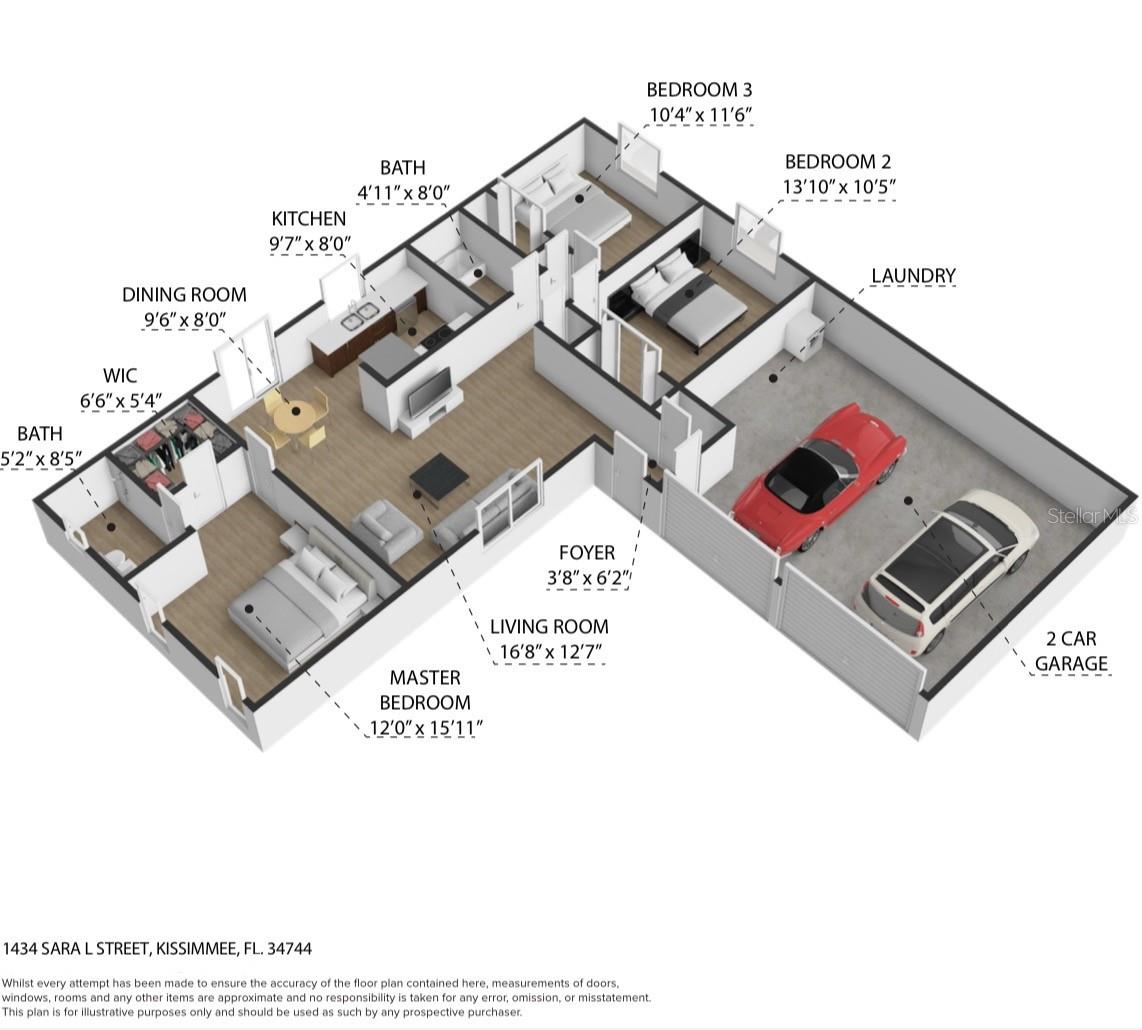 1434 SARA L ST, KISSIMMEE, FL, 34744