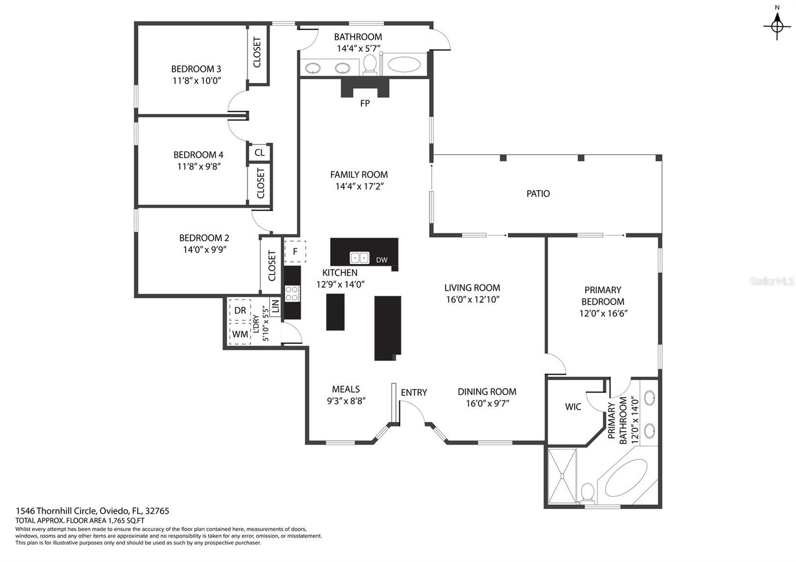 1546 THORNHILL CIR, OVIEDO, FL, 32765