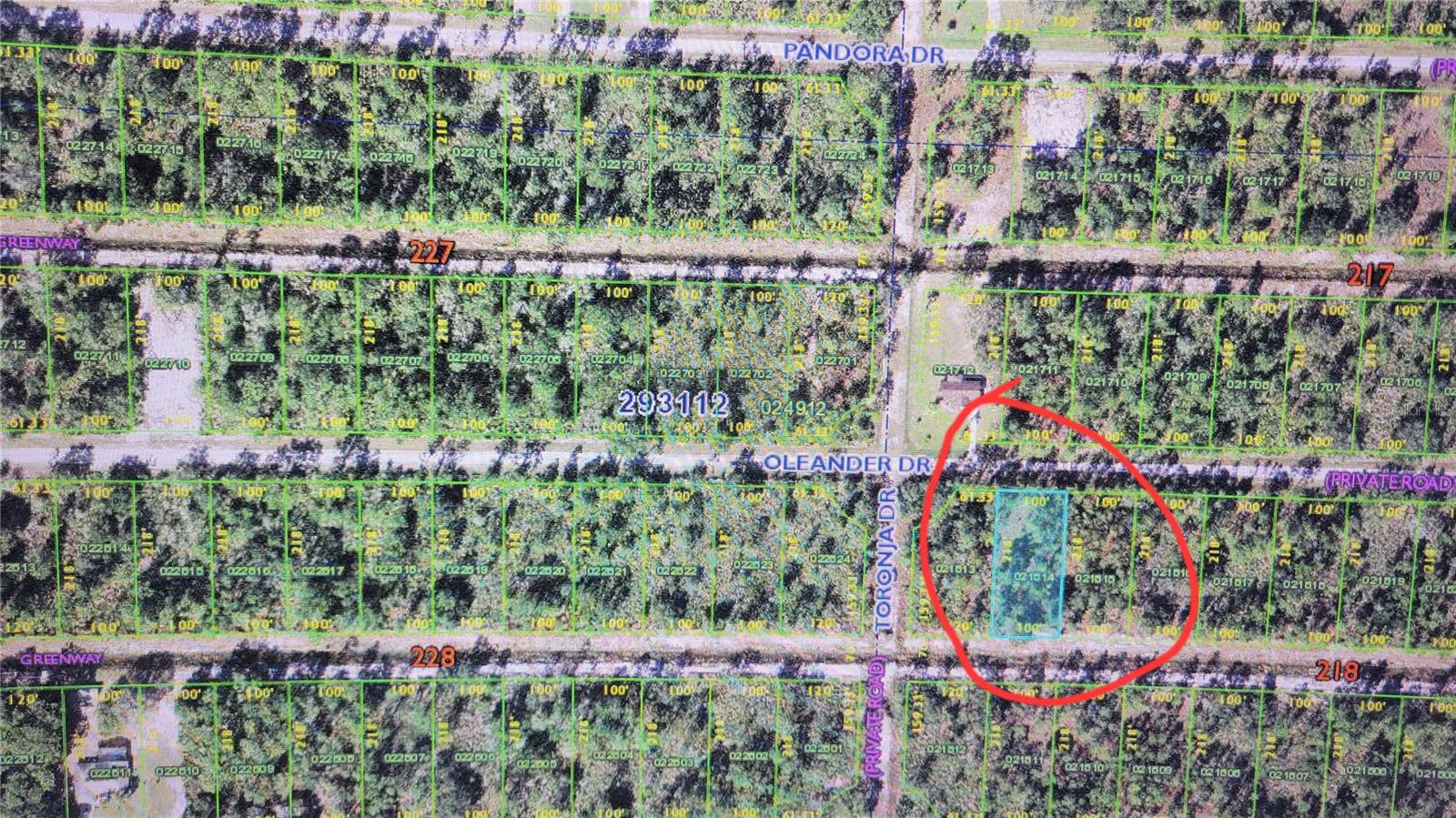 OLEANDER DR, INDIAN LAKE ESTATES, FL, 33855