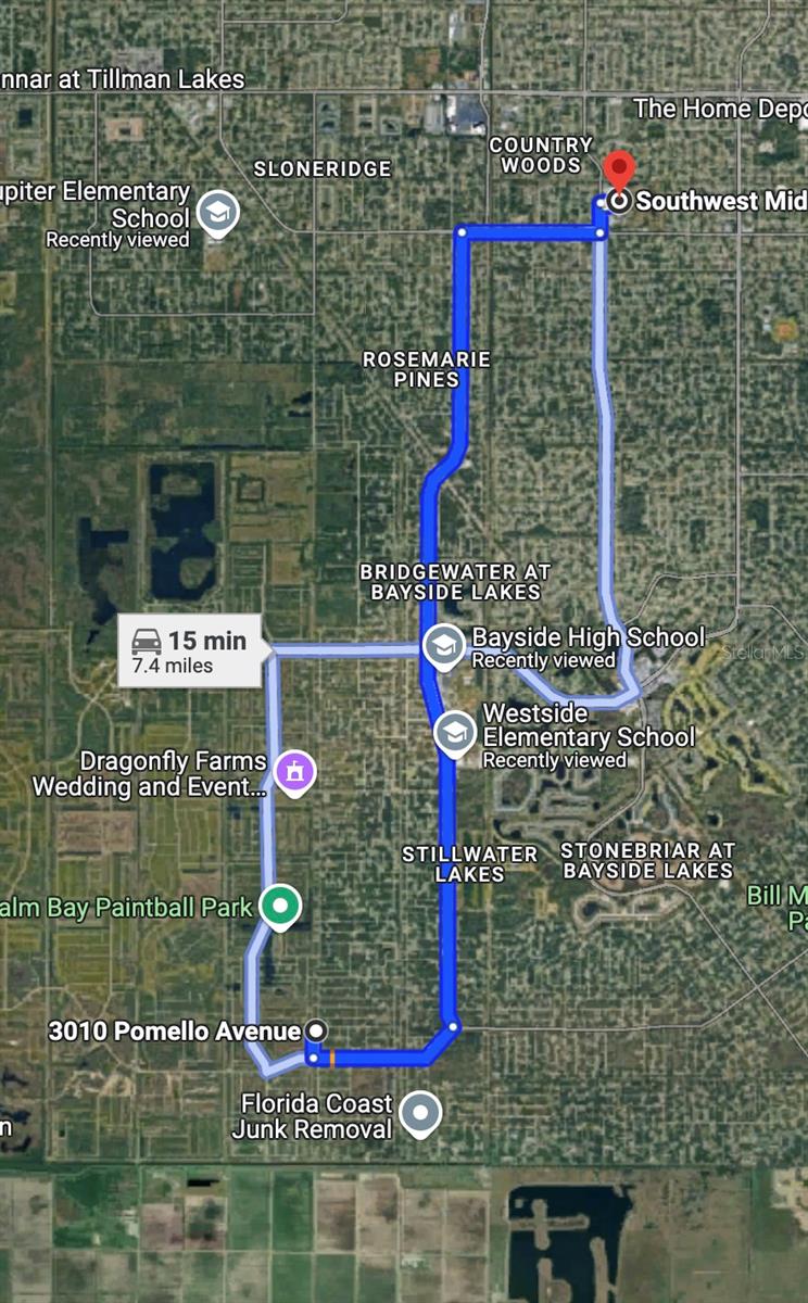 3010 POMELLO AVE SW, PALM BAY, FL, 32908