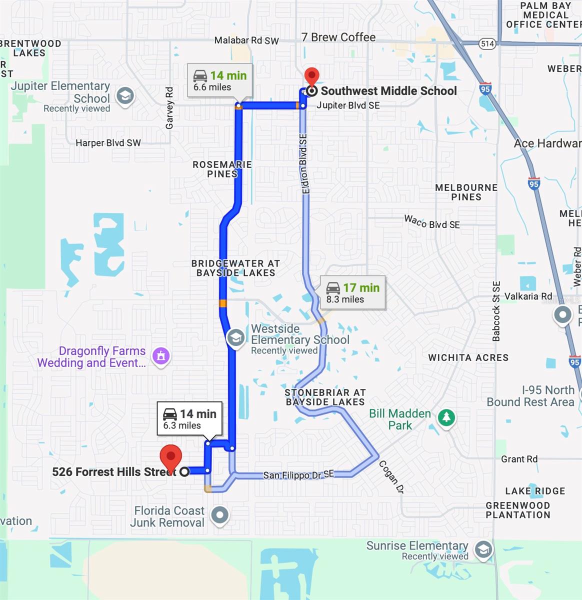 526 FORREST HILLS ST SW, PALM BAY, FL, 32908