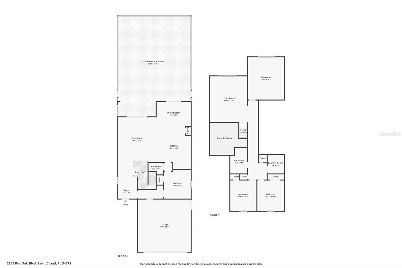 2245 BUR OAK BLVD, SAINT CLOUD, FL, 34771