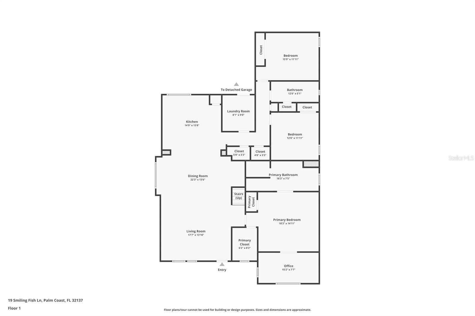 19 SMILING FISH LN, PALM COAST, FL, 32137