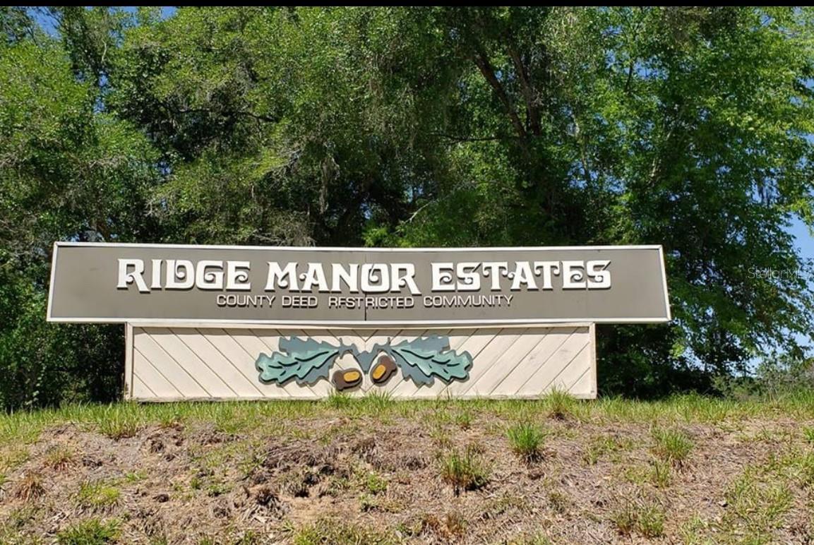 RIDGE MANOR ESTATE, WEBSTER, FL, 33597
