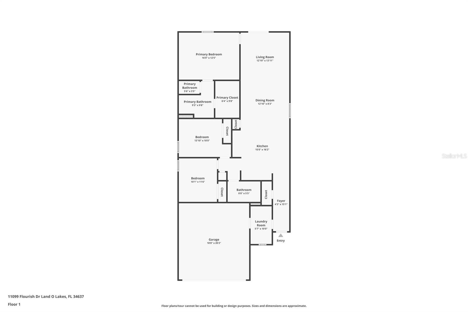 11099 FLOURISH DR, LAND O LAKES, FL, 34637