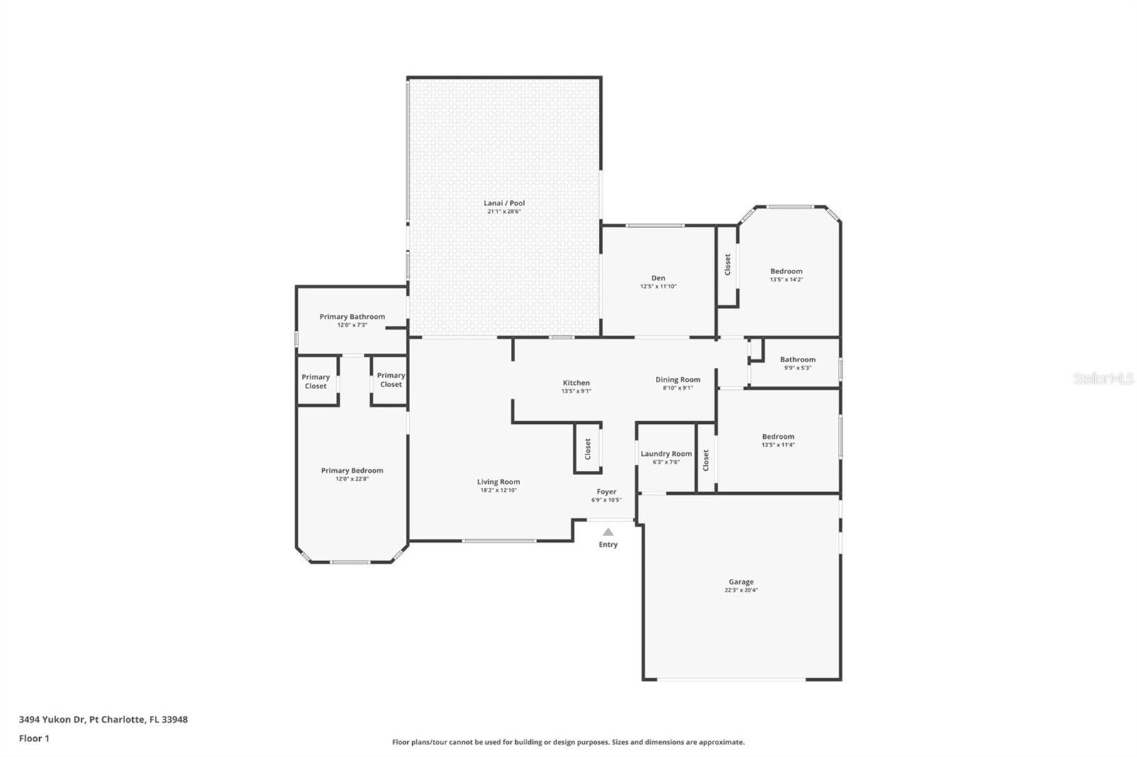 3494 YUKON DR, PORT CHARLOTTE, FL, 33948