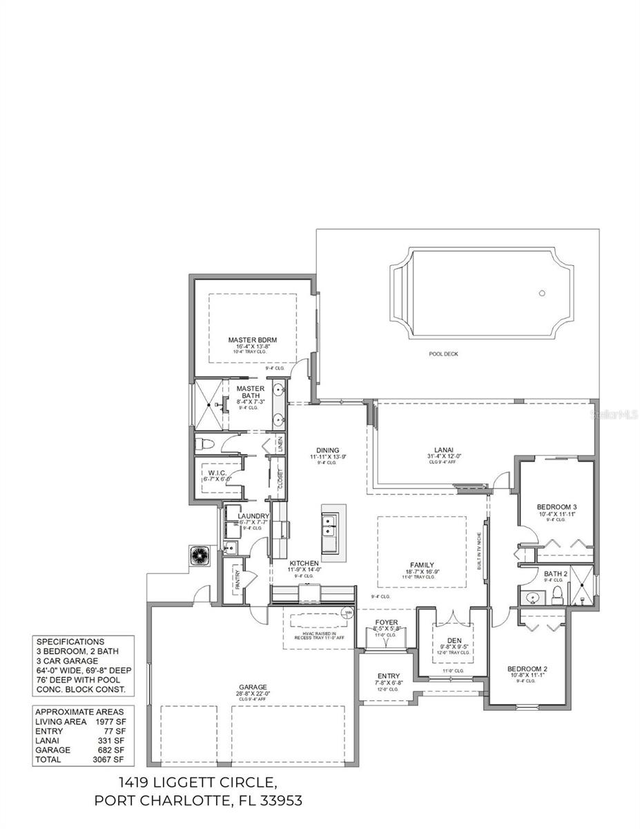 1419 LIGGETT CIR, PORT CHARLOTTE, FL, 33953