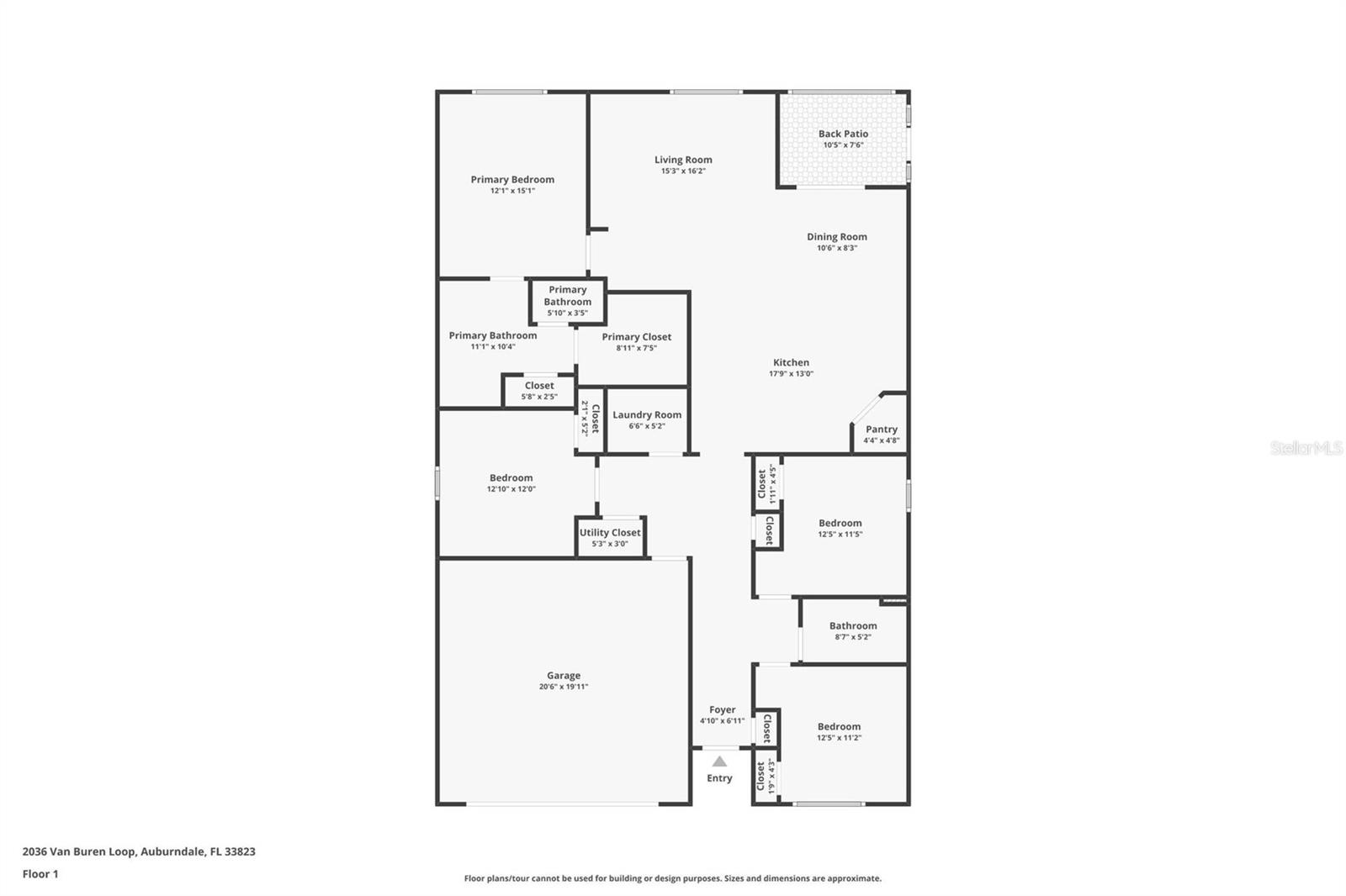 2036 VAN BUREN LOOP, AUBURNDALE, FL, 33823