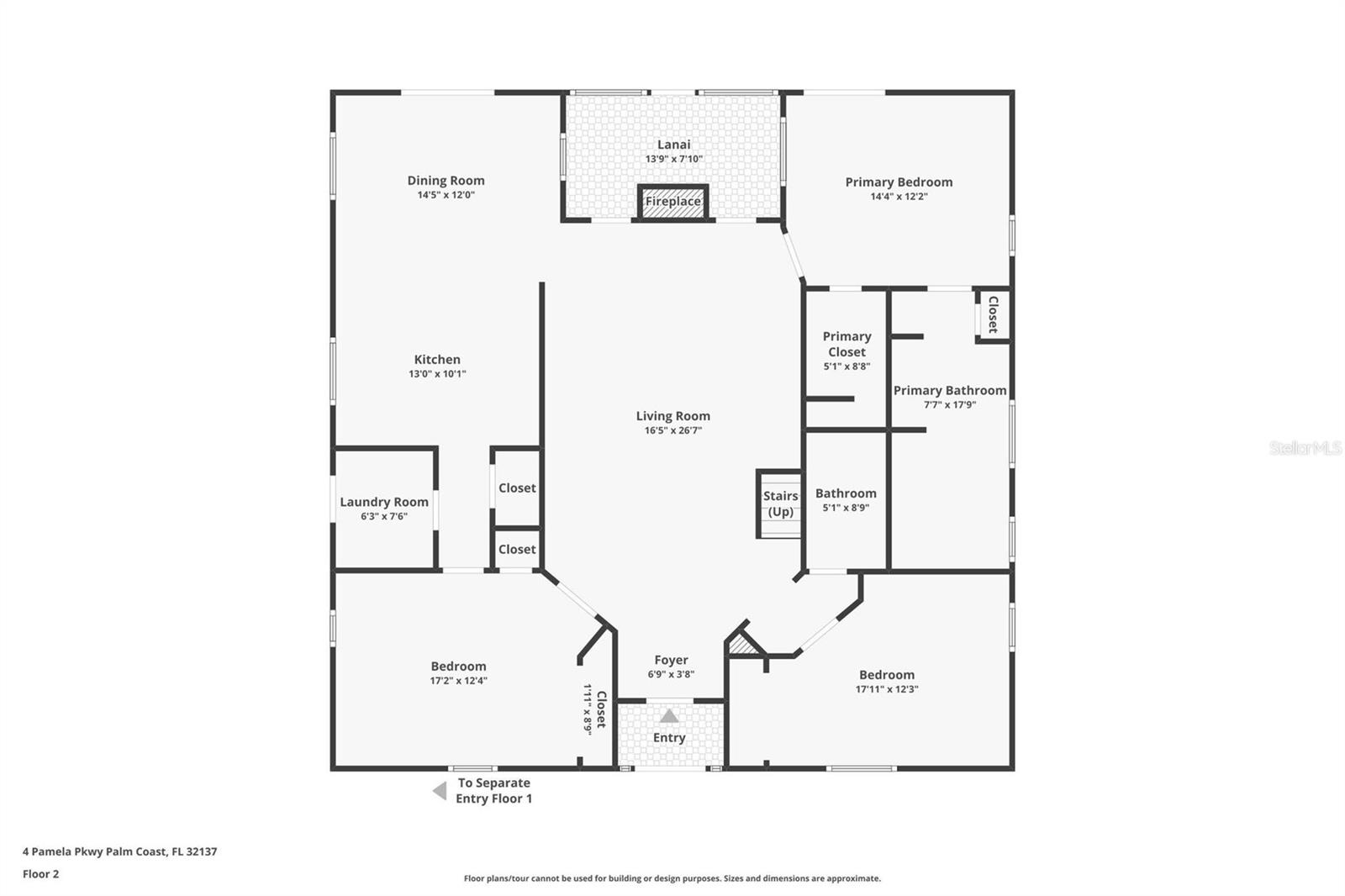 4 PAMELA PARKWAY, PALM COAST, FL, 32137