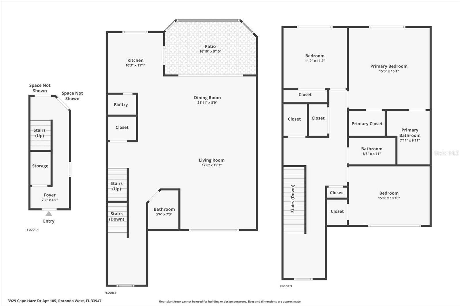 3929 CAPE HAZE DR #105, ROTONDA WEST, FL, 33947