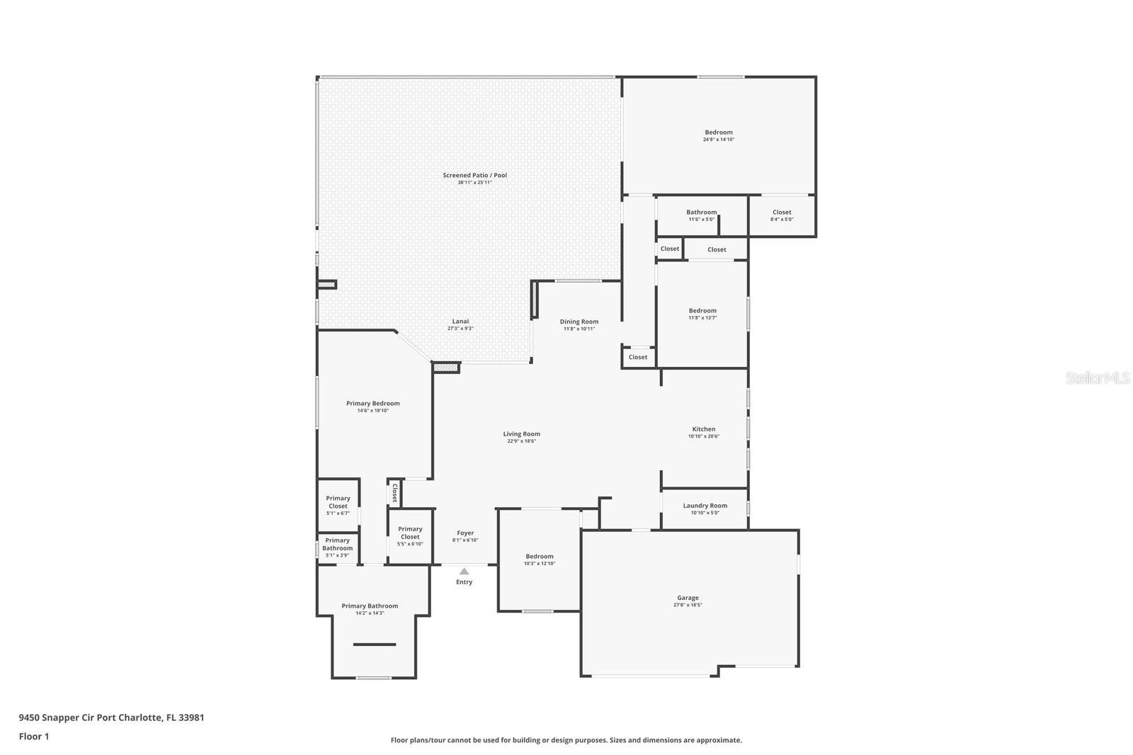 9450 SNAPPER CIR, PORT CHARLOTTE, FL, 33981
