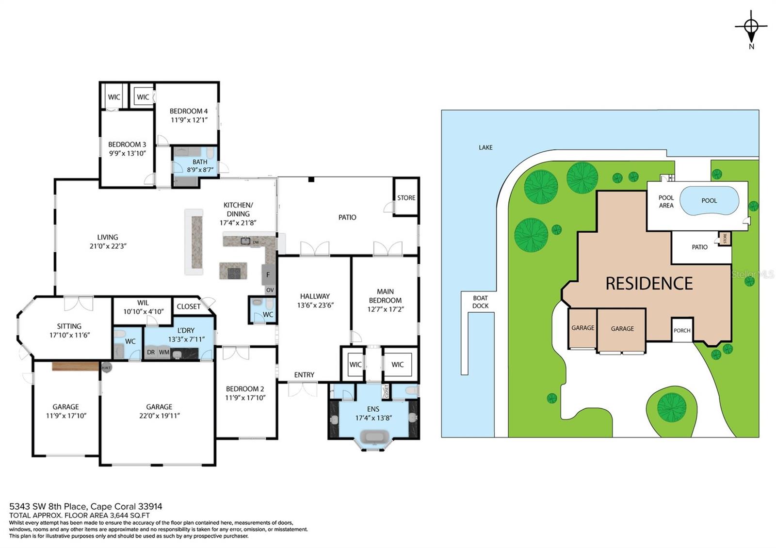 5343 SW 8TH PL, CAPE CORAL, FL, 33914