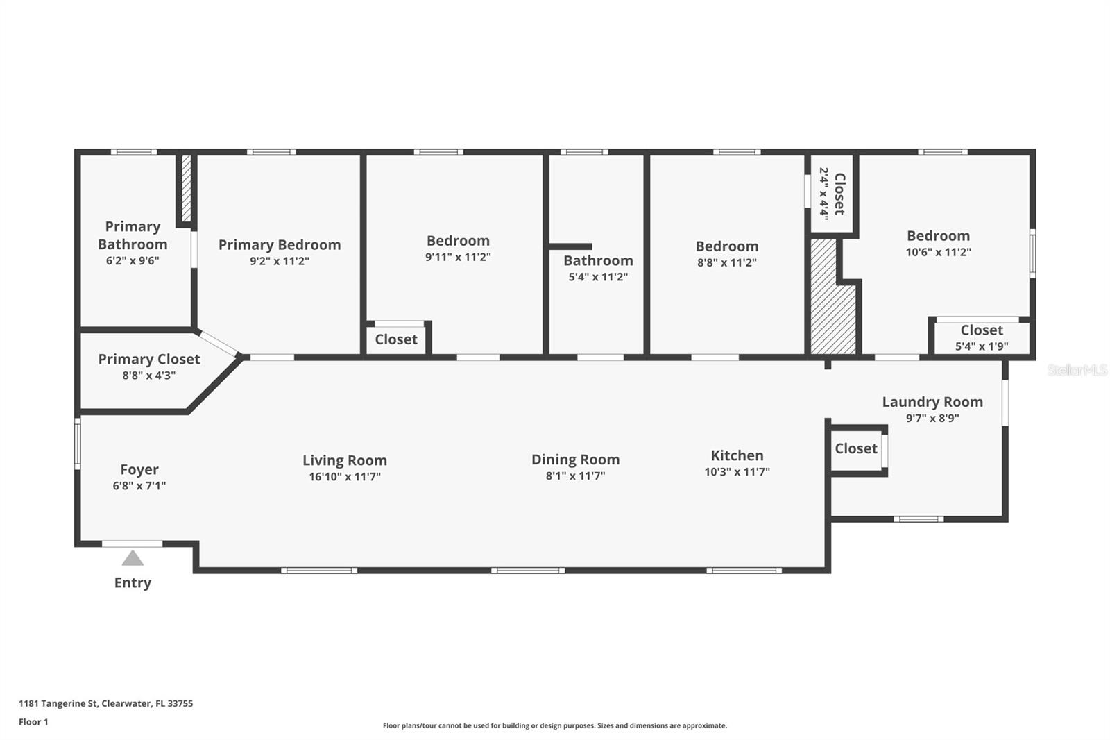 1181 TANGERINE ST, CLEARWATER, FL, 33755