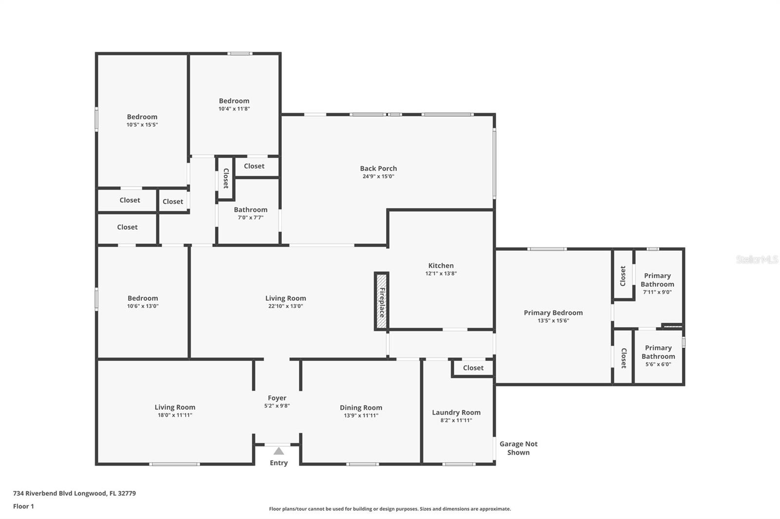 734 RIVERBEND BLVD, LONGWOOD, FL, 32779