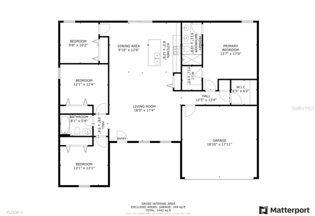 1910 LAKEVIEW LN, POINCIANA, FL, 34759