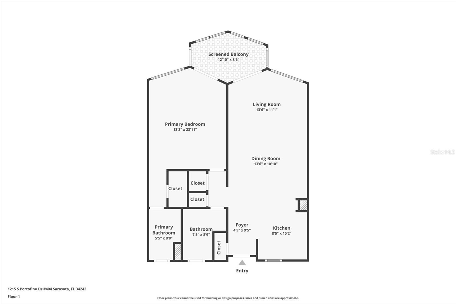 1215 S PORTOFINO DR #404, SARASOTA, FL, 34242