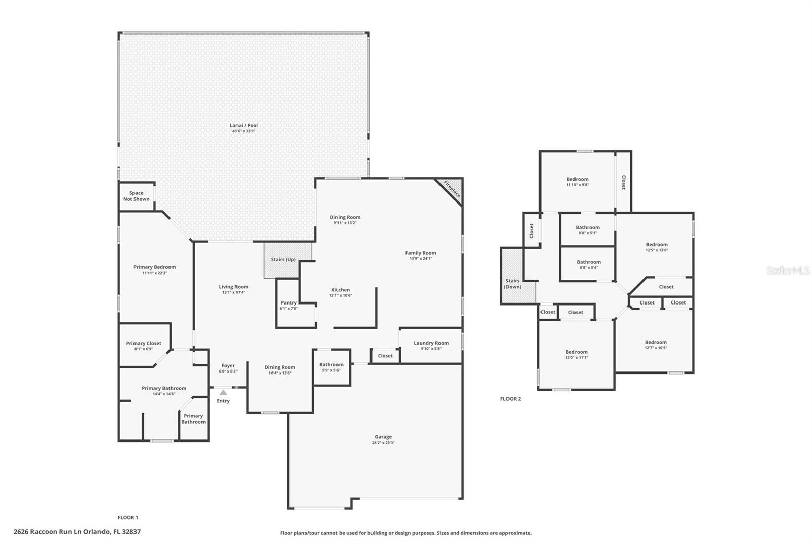 2626 RACCOON RUN LN, ORLANDO, FL, 32837