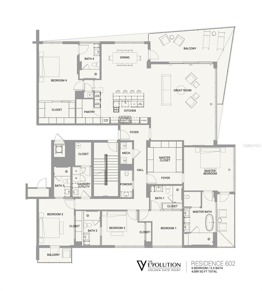 111 GOLDEN GATE PT #602, SARASOTA, FL, 34236