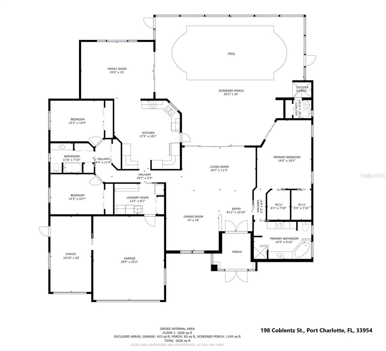 198 COBLENTZ ST, PORT CHARLOTTE, FL, 33954