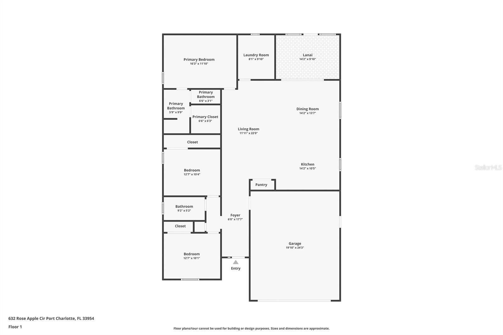 632 ROSE APPLE CIR, PORT CHARLOTTE, FL, 33954