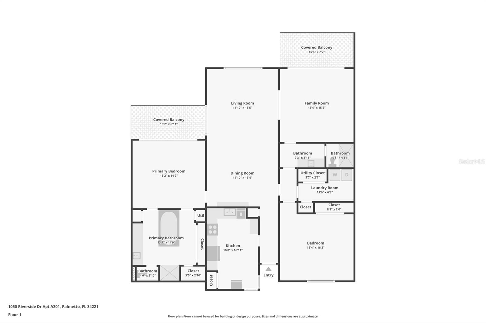 1050 RIVERSIDE DR #A201, PALMETTO, FL, 34221