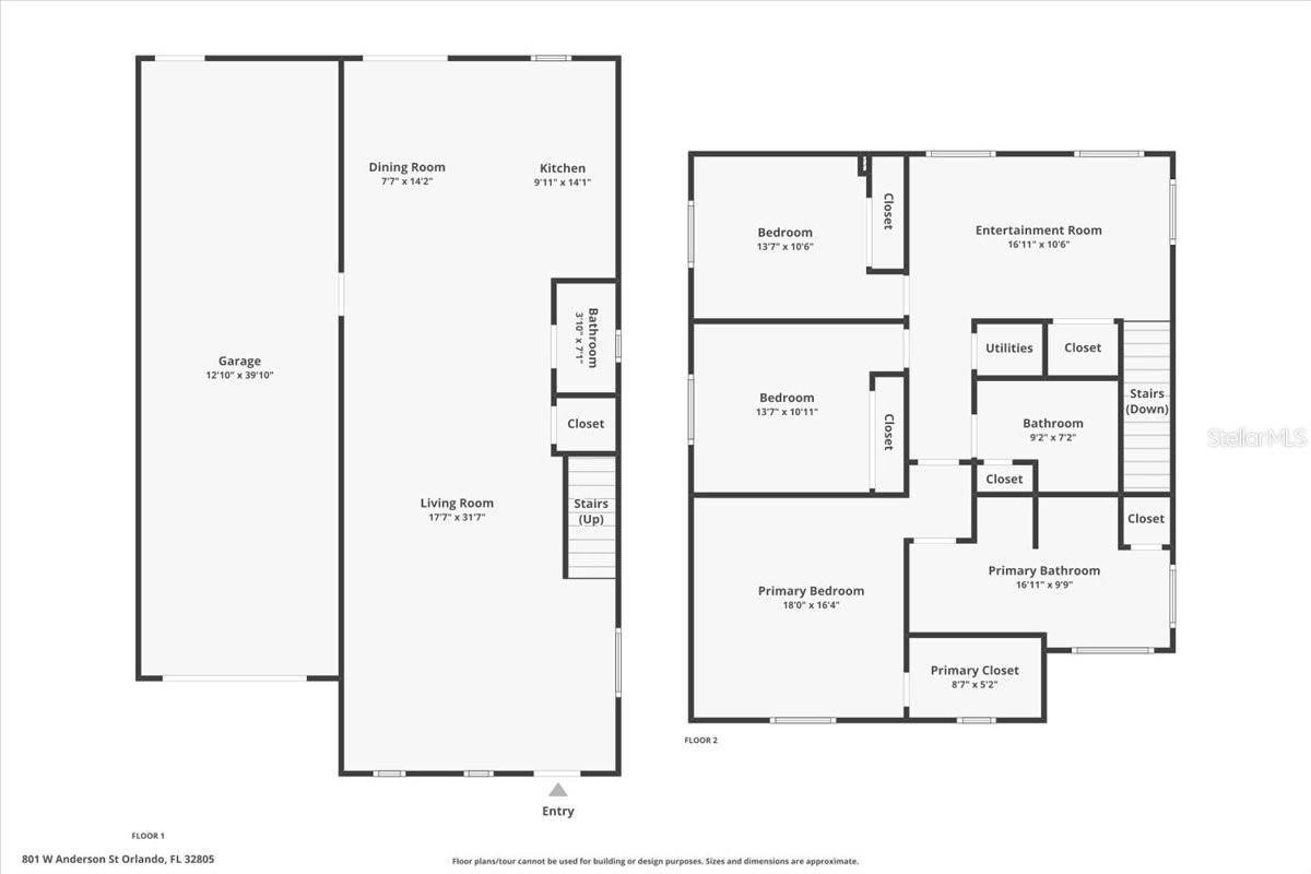 801 W ANDERSON ST, ORLANDO, FL, 32805