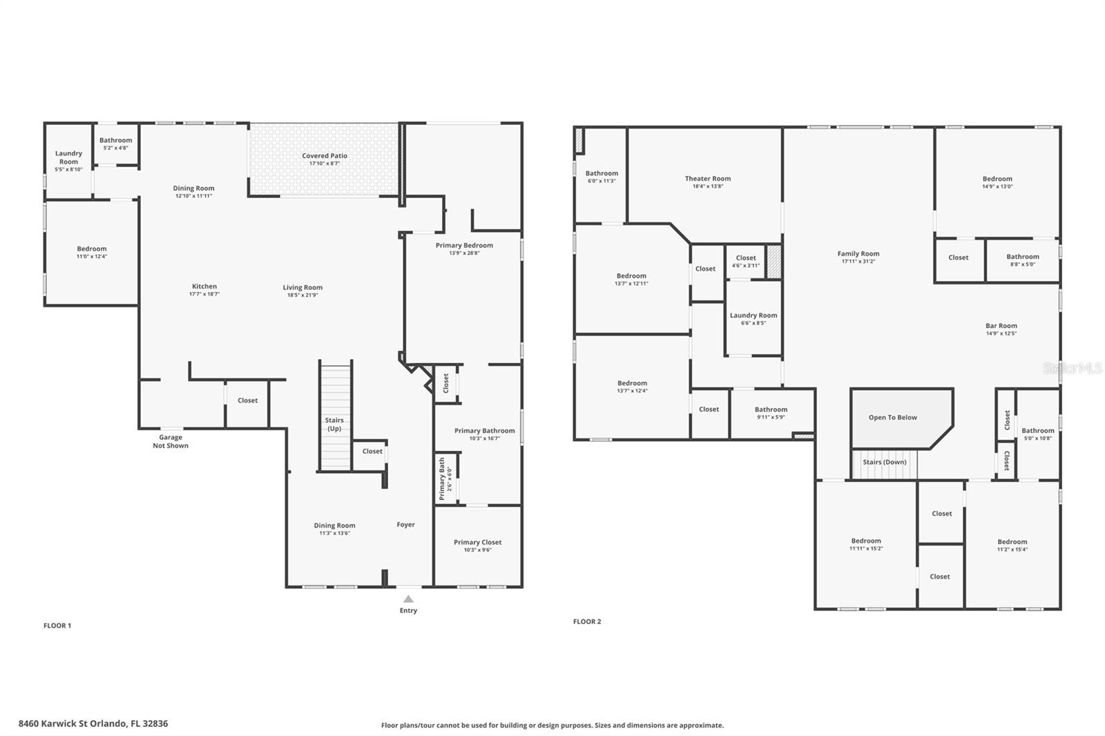 8460 KARWICK ST, ORLANDO, FL, 32836