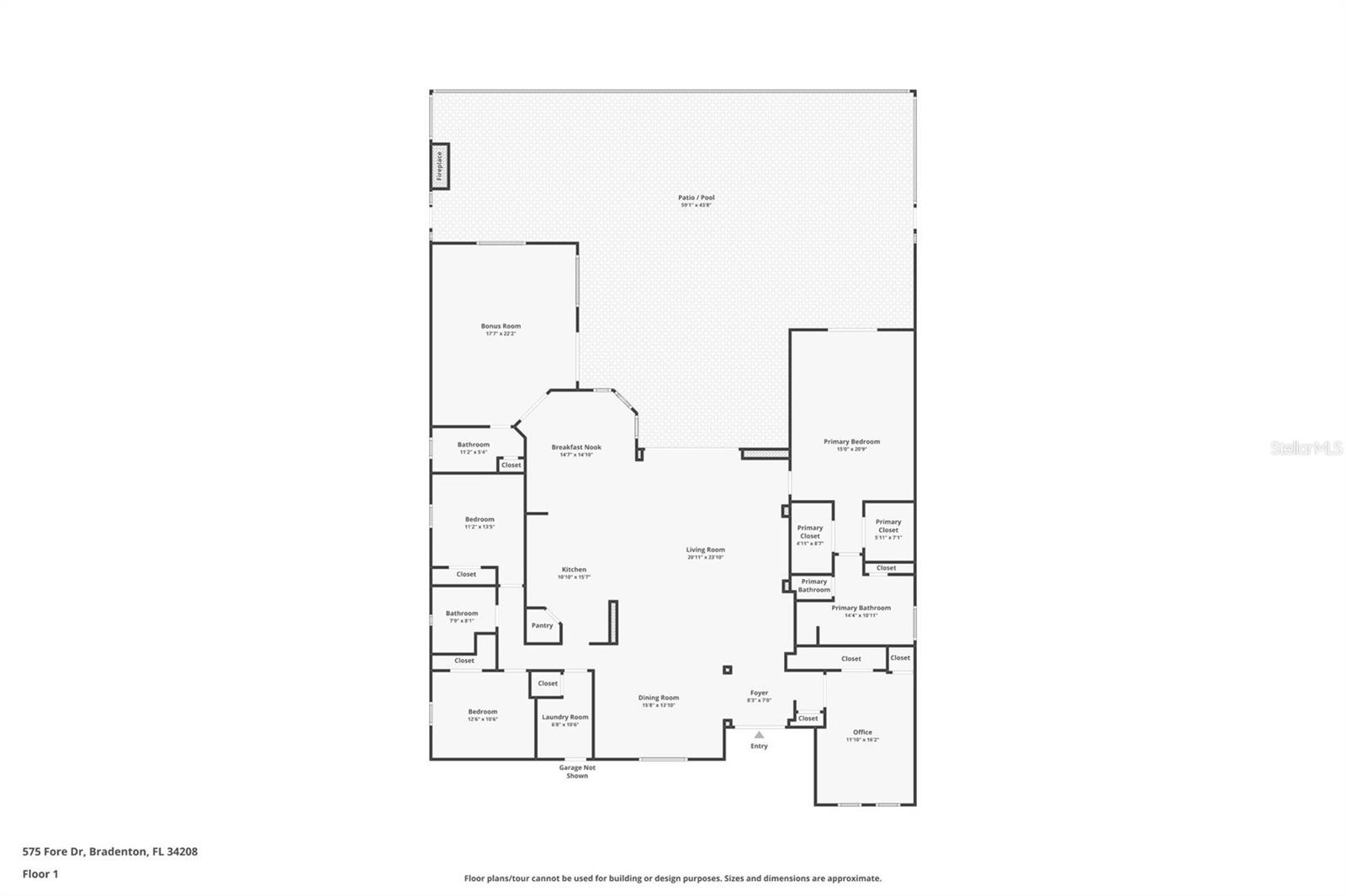 575 FORE DR, BRADENTON, FL, 34208