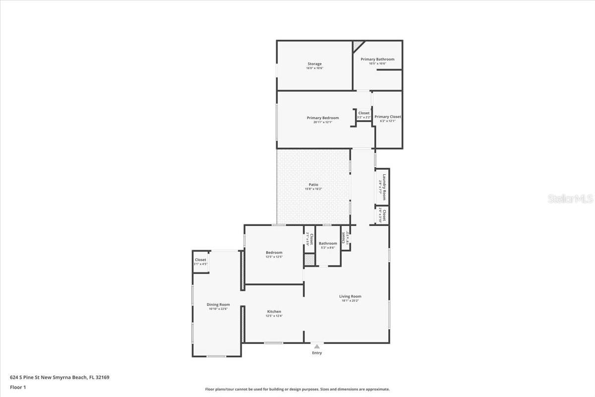 624 S PINE ST, NEW SMYRNA BEACH, FL, 32169