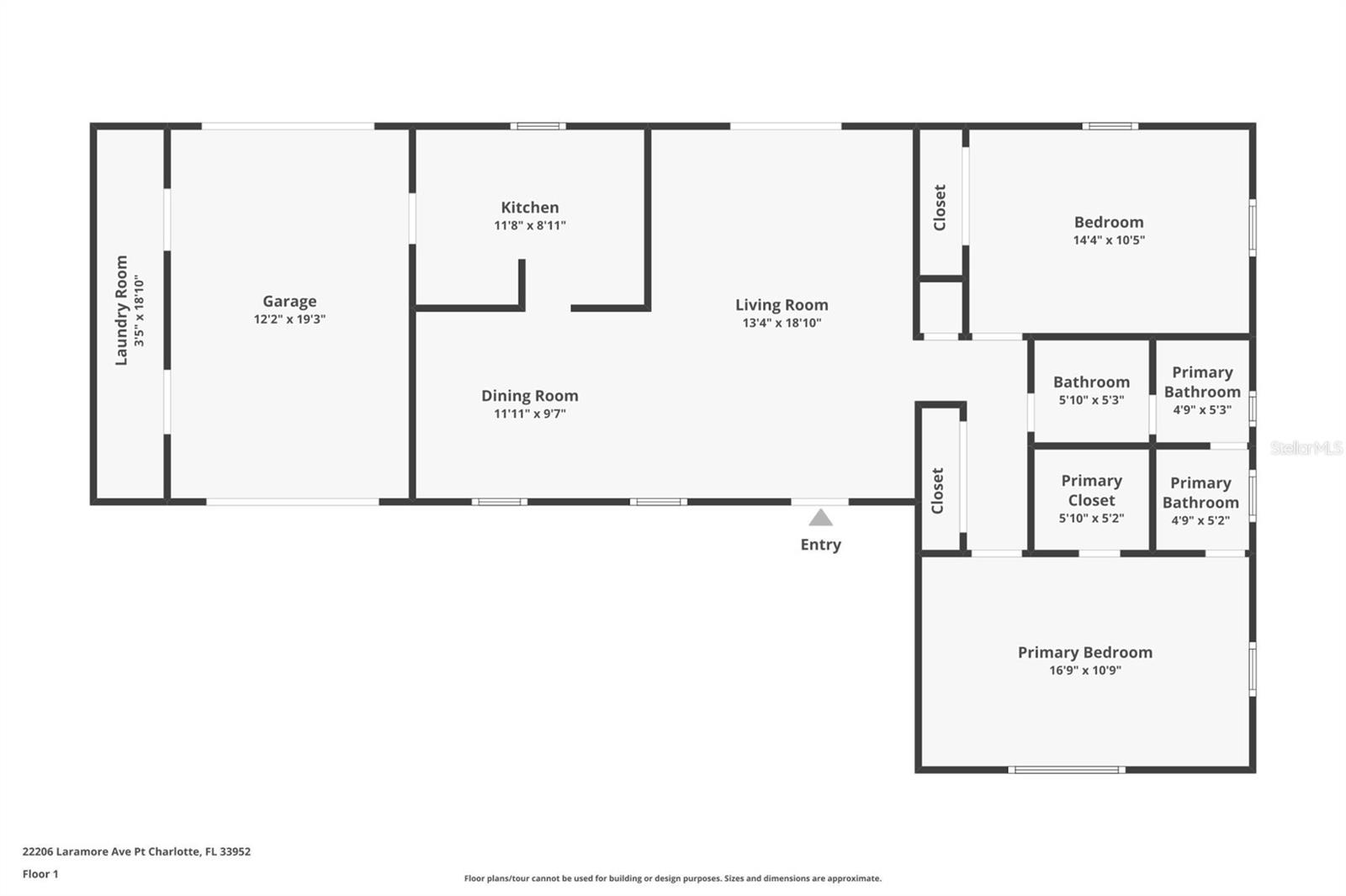 22206 LARAMORE AVE, PORT CHARLOTTE, FL, 33952