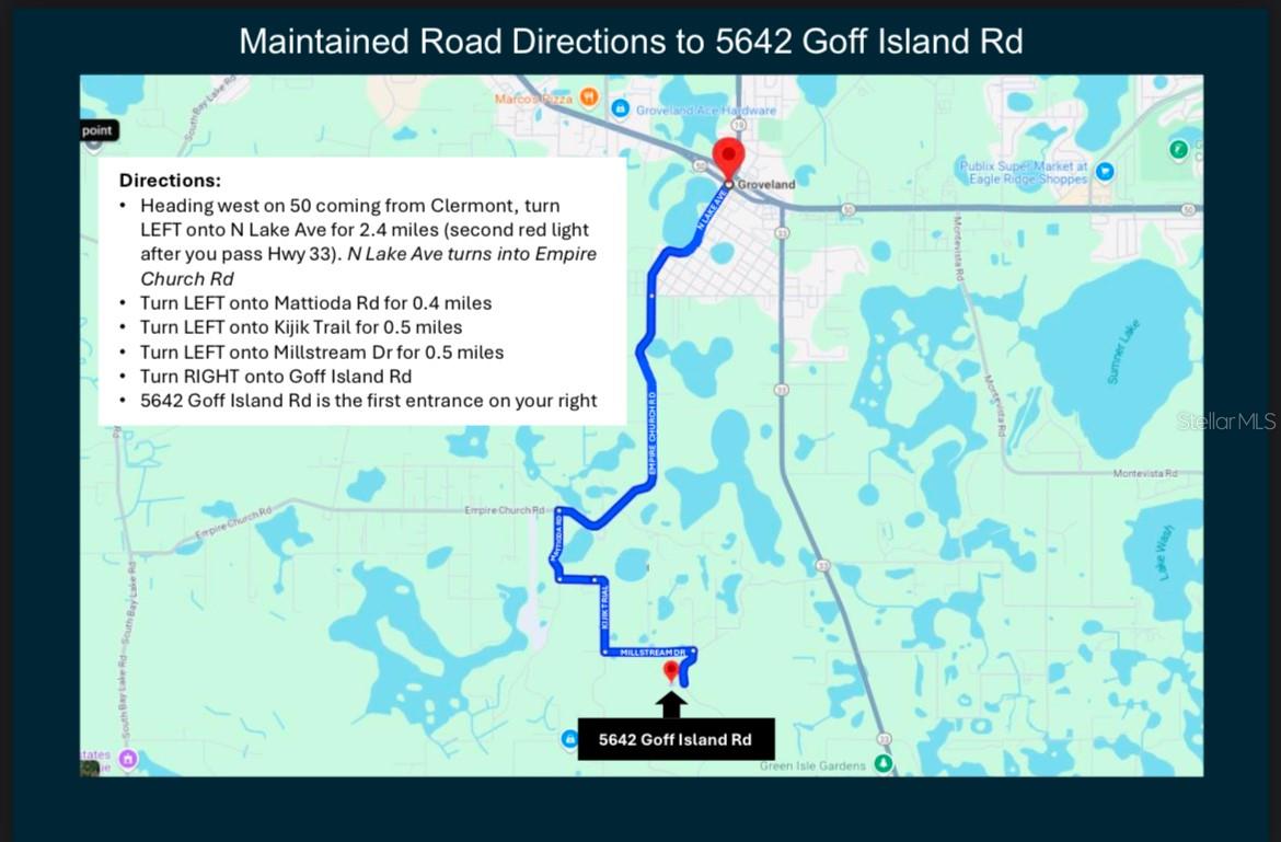 5642 GOFF ISLAND RD, GROVELAND, FL, 34736