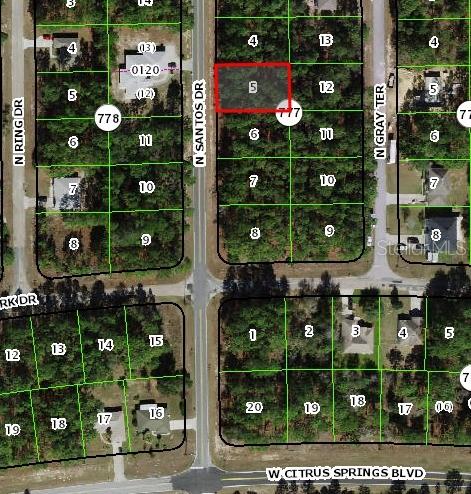7581 N SANTOS DR, CITRUS SPRINGS, FL, 34434
