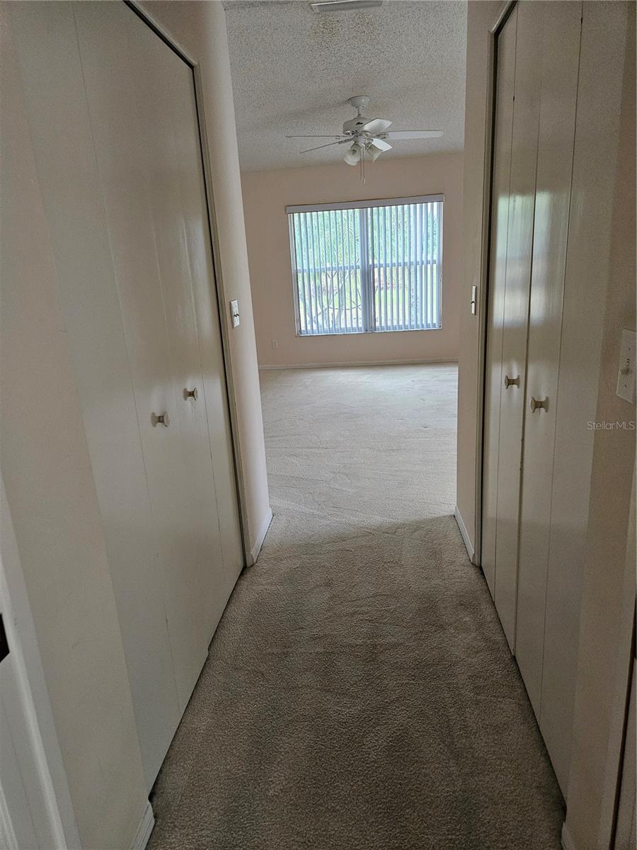 Double walk-in closets