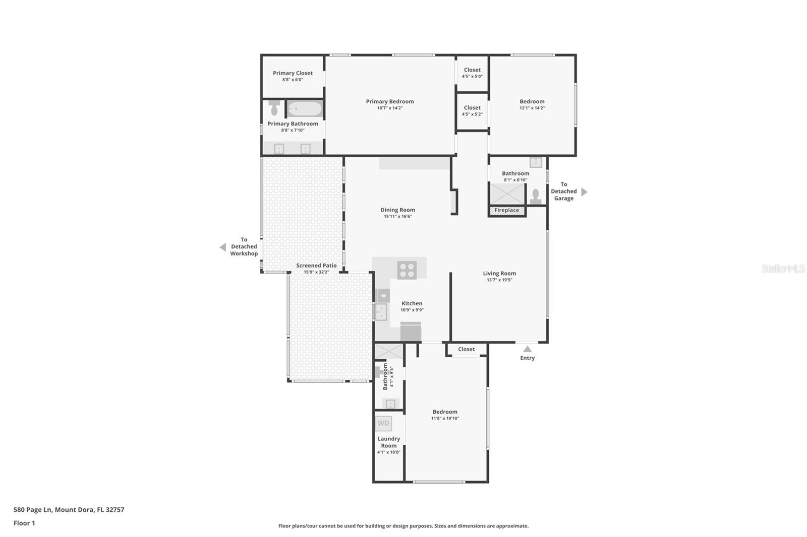 580 PAGE LN, MOUNT DORA, FL, 32757
