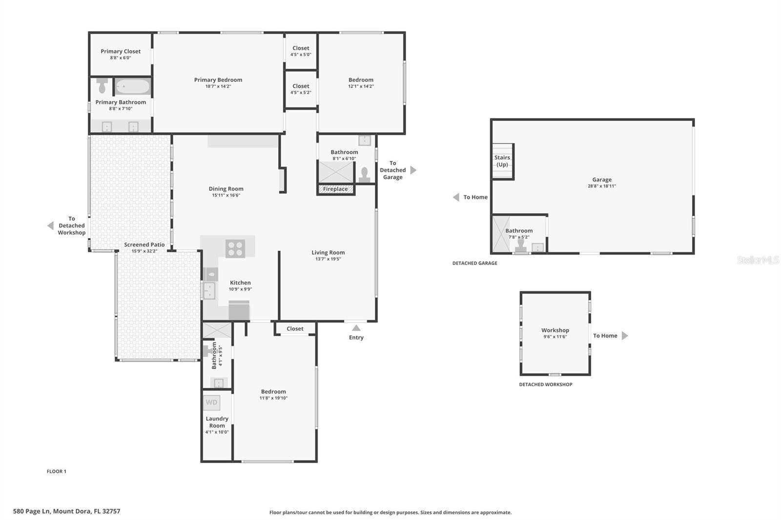 580 PAGE LN, MOUNT DORA, FL, 32757