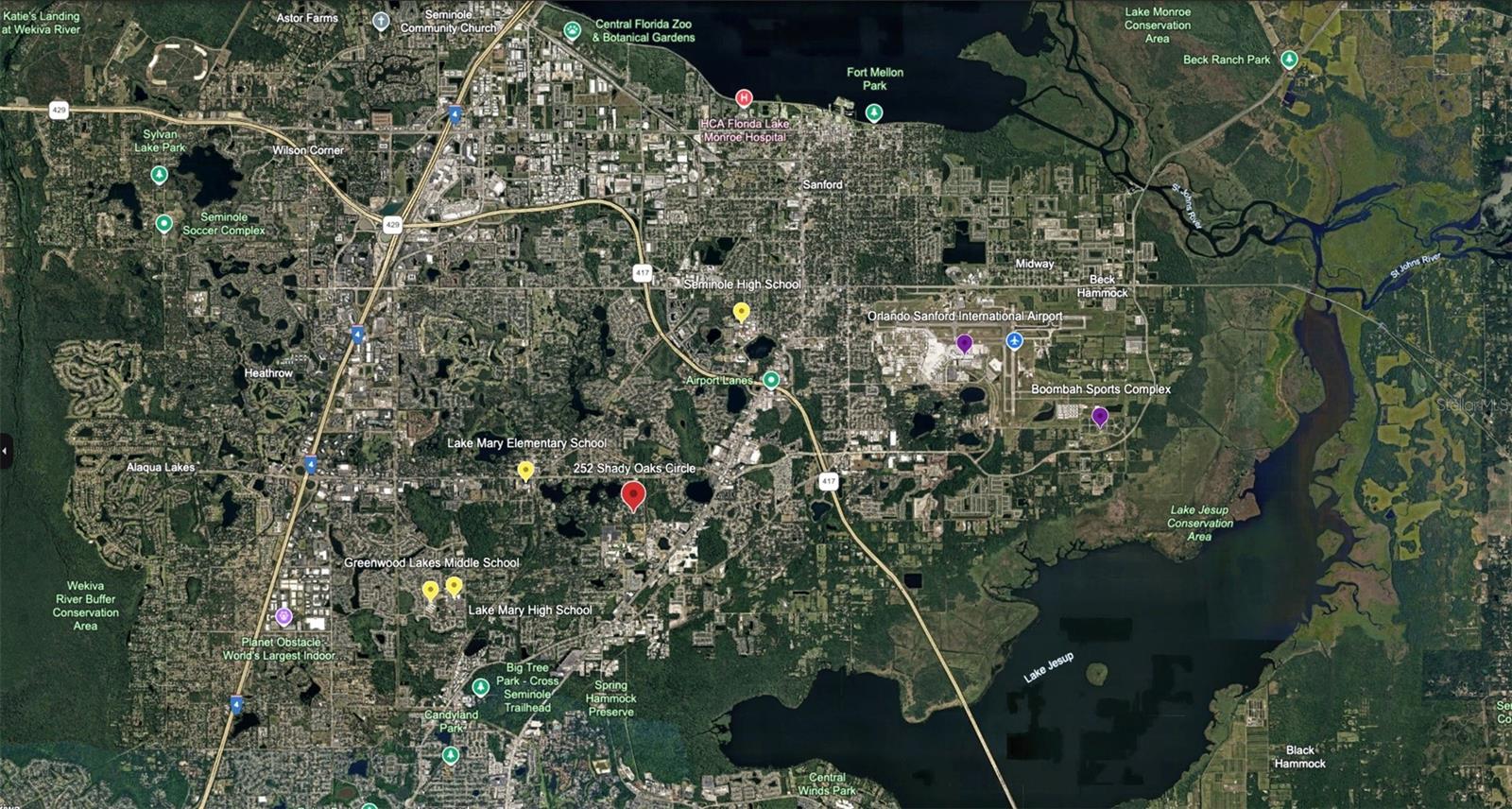 252 SHADY OAKS CIR, LAKE MARY, FL, 32746