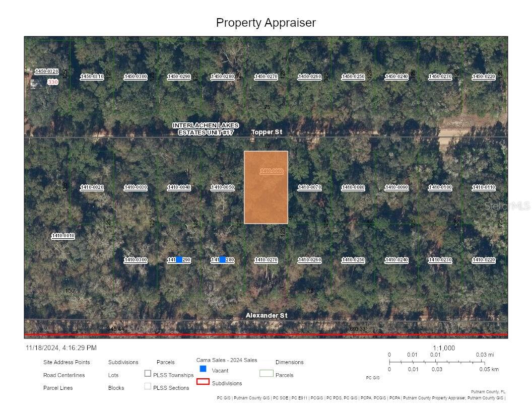 0 TOPPER ST, INTERLACHEN, FL, 32148