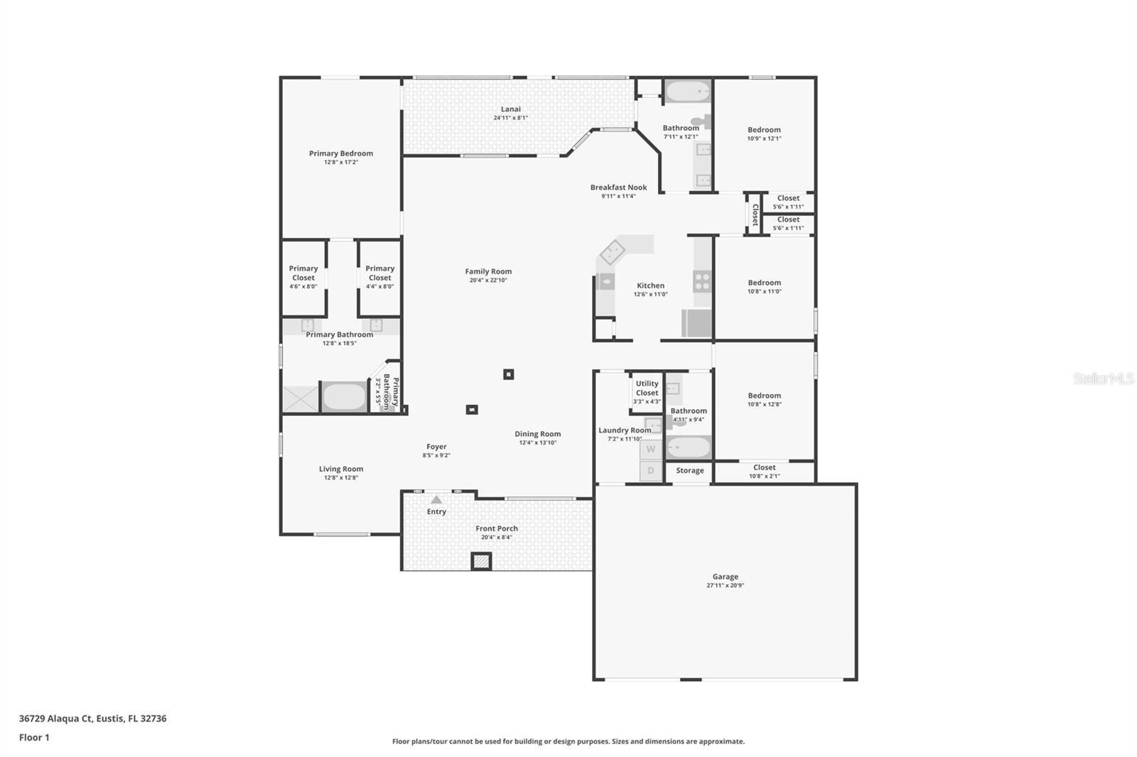 36729 ALAQUA CT, EUSTIS, FL, 32736