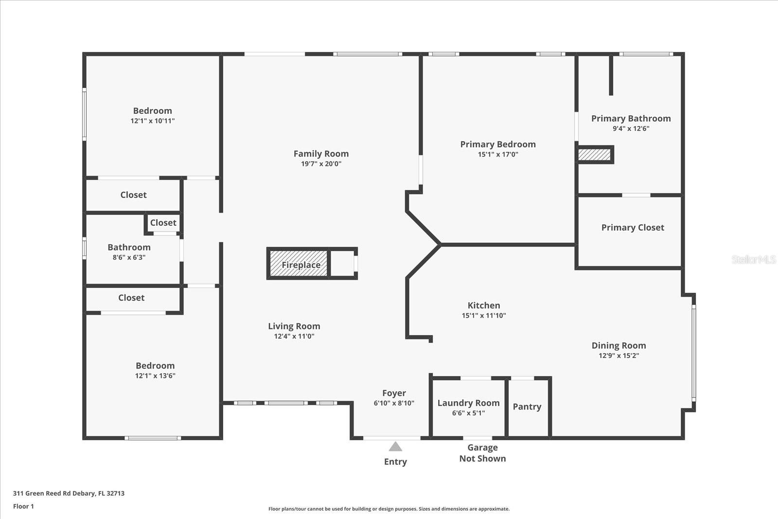 311 GREEN REED RD, DEBARY, FL, 32713
