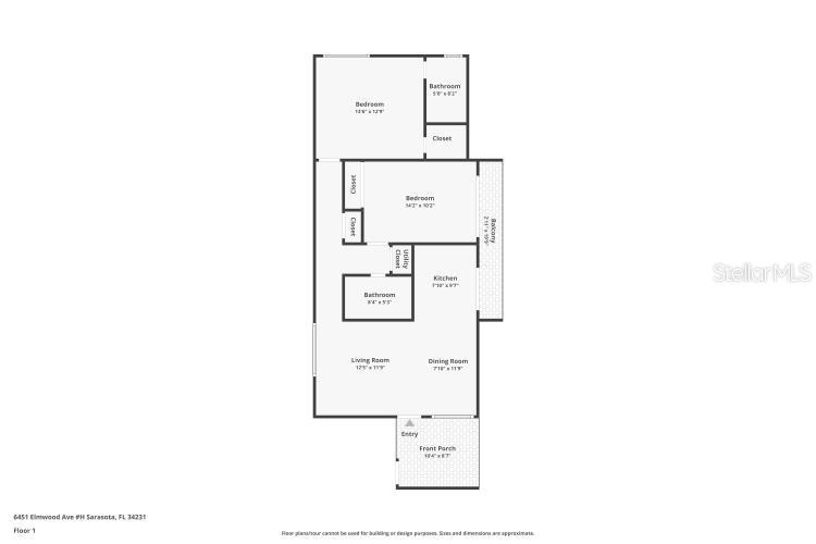 6451 ELMWOOD AVE #H, SARASOTA, FL, 34231