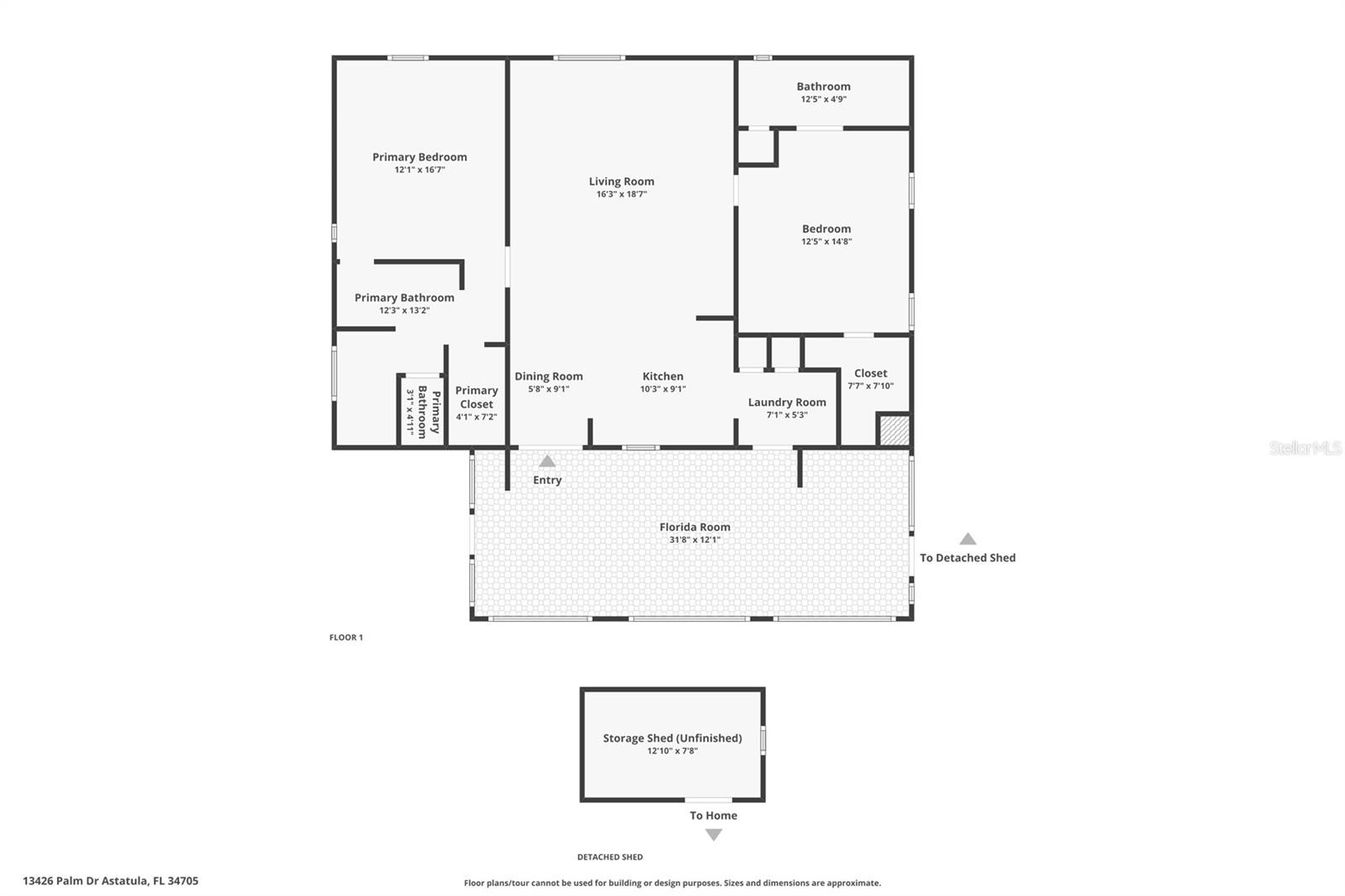 13426 PALM DR, ASTATULA, FL, 34705