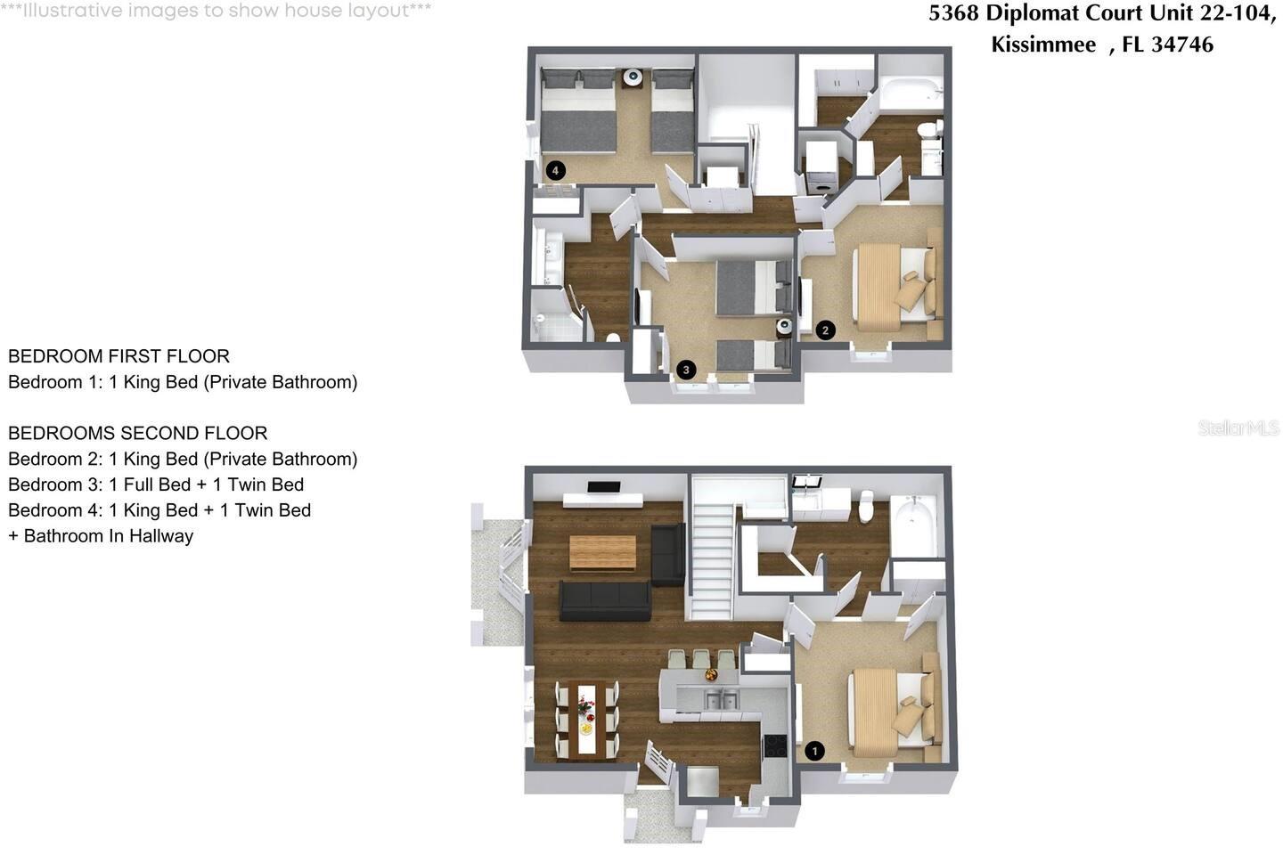 5368 DIPLOMAT CT #104, KISSIMMEE, FL, 34746