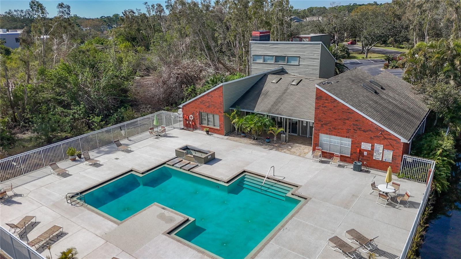Large clubhouse, pool, & fitness center