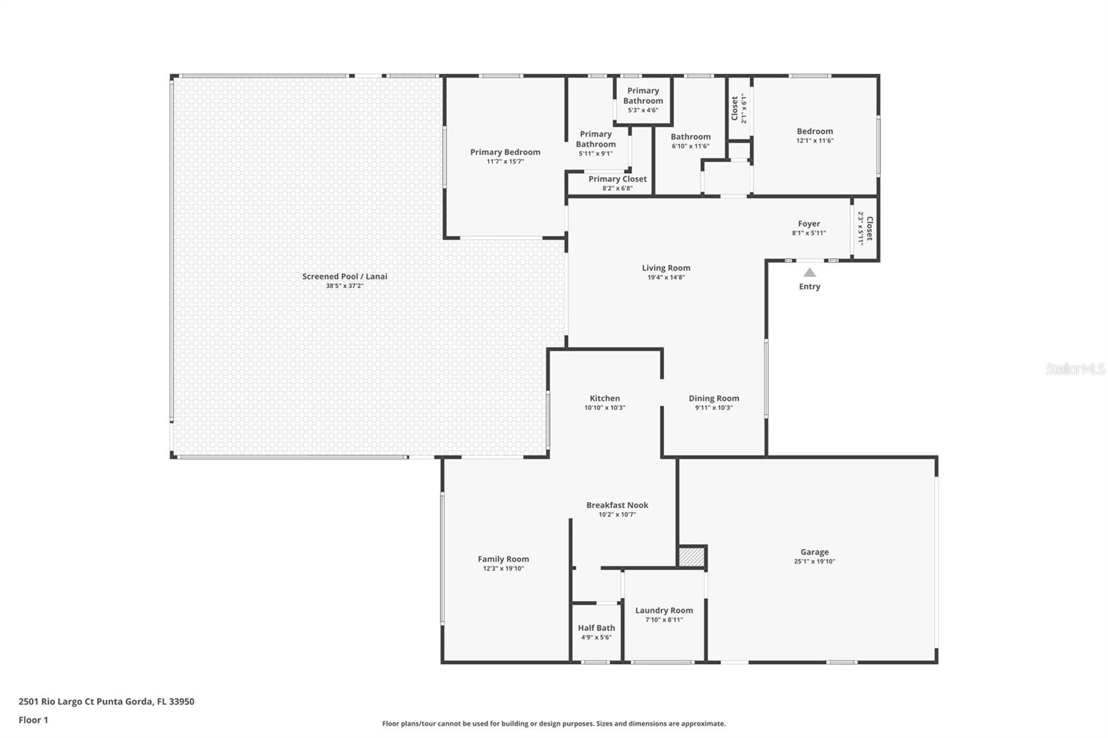 2501 RIO LARGO CT, PUNTA GORDA, FL, 33950