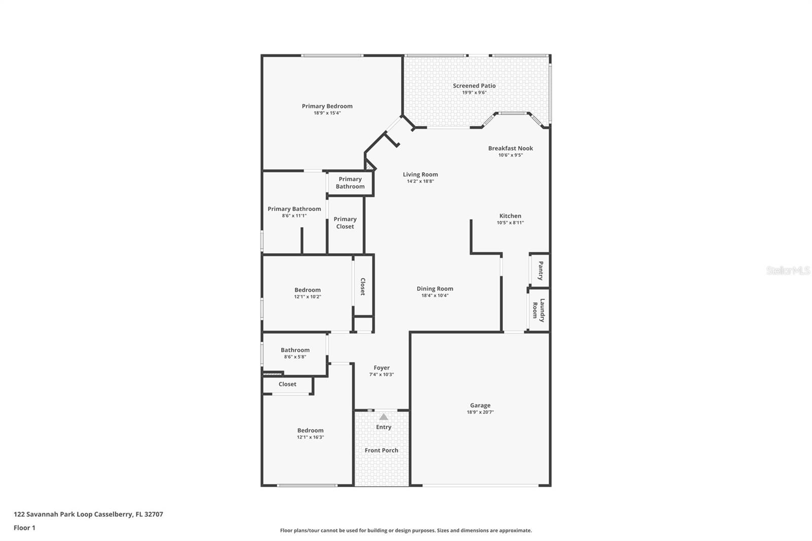 122 SAVANNAH PARK LOOP, CASSELBERRY, FL, 32707